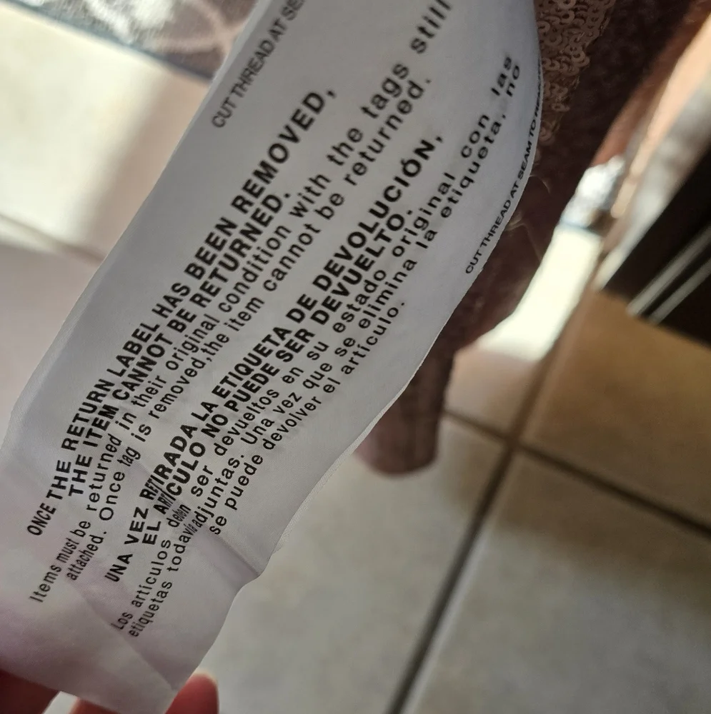 Dress the Population pink muted sequined dress sz m nwt - Picture 7 of 8